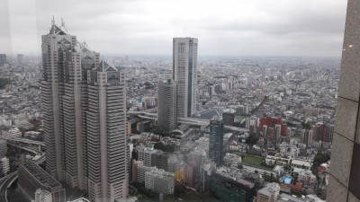 pohled z radnice v Tokiu