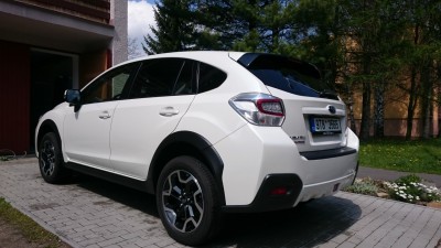 Mé milované Subaru XV MY 2016 v mé milované barvě, bílé perleti - již minulost:-(