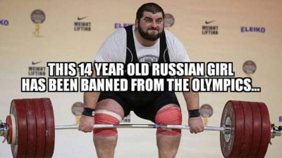 preklad: tomuto 14 ročnému ruskému dievčaťu bol zakázaný vstup na olympijské hry